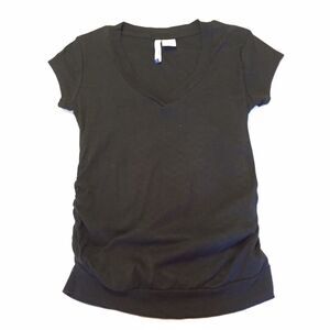 Planet Motherhood V-Neck Maternity Short Sleeve L
